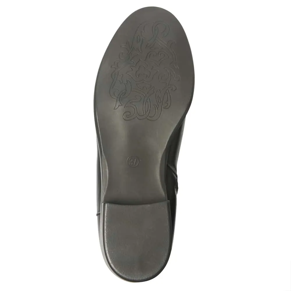 Langley Boot in Black Leather