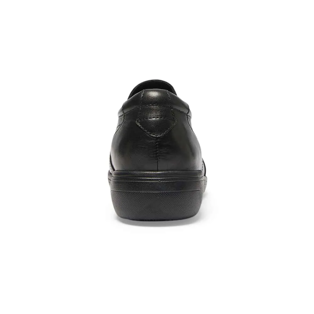 Lennon Loafer in Black Leather