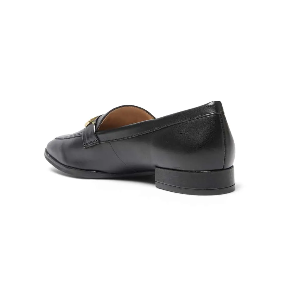 Leon Loafer in Black Leather