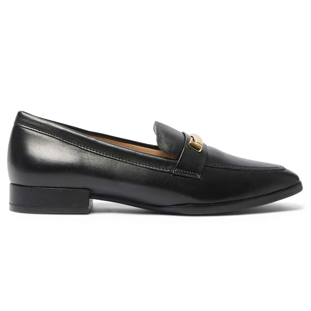 Leon Loafer in Black Leather