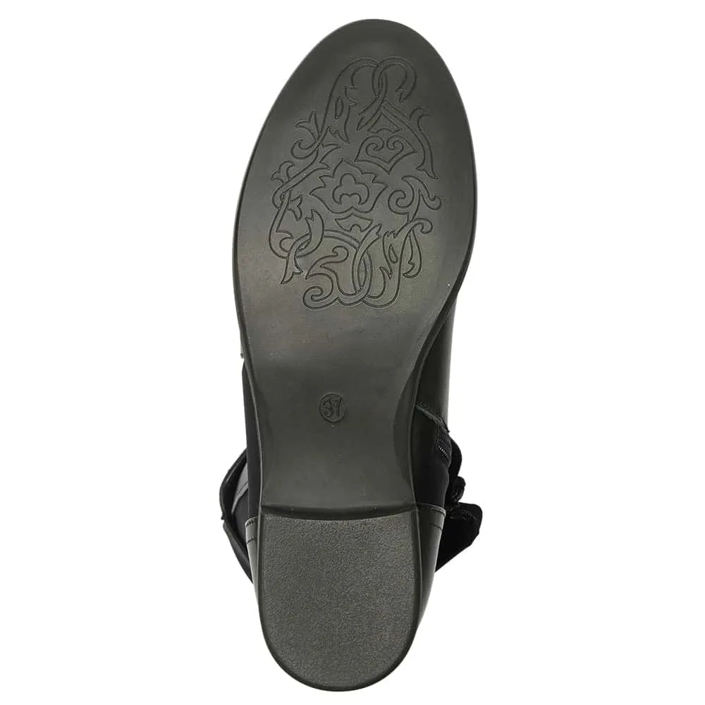 Leroy Boot in Black Leather
