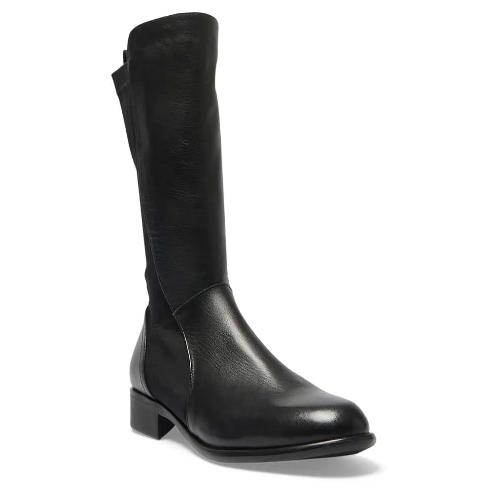 Leroy Boot in Black Leather