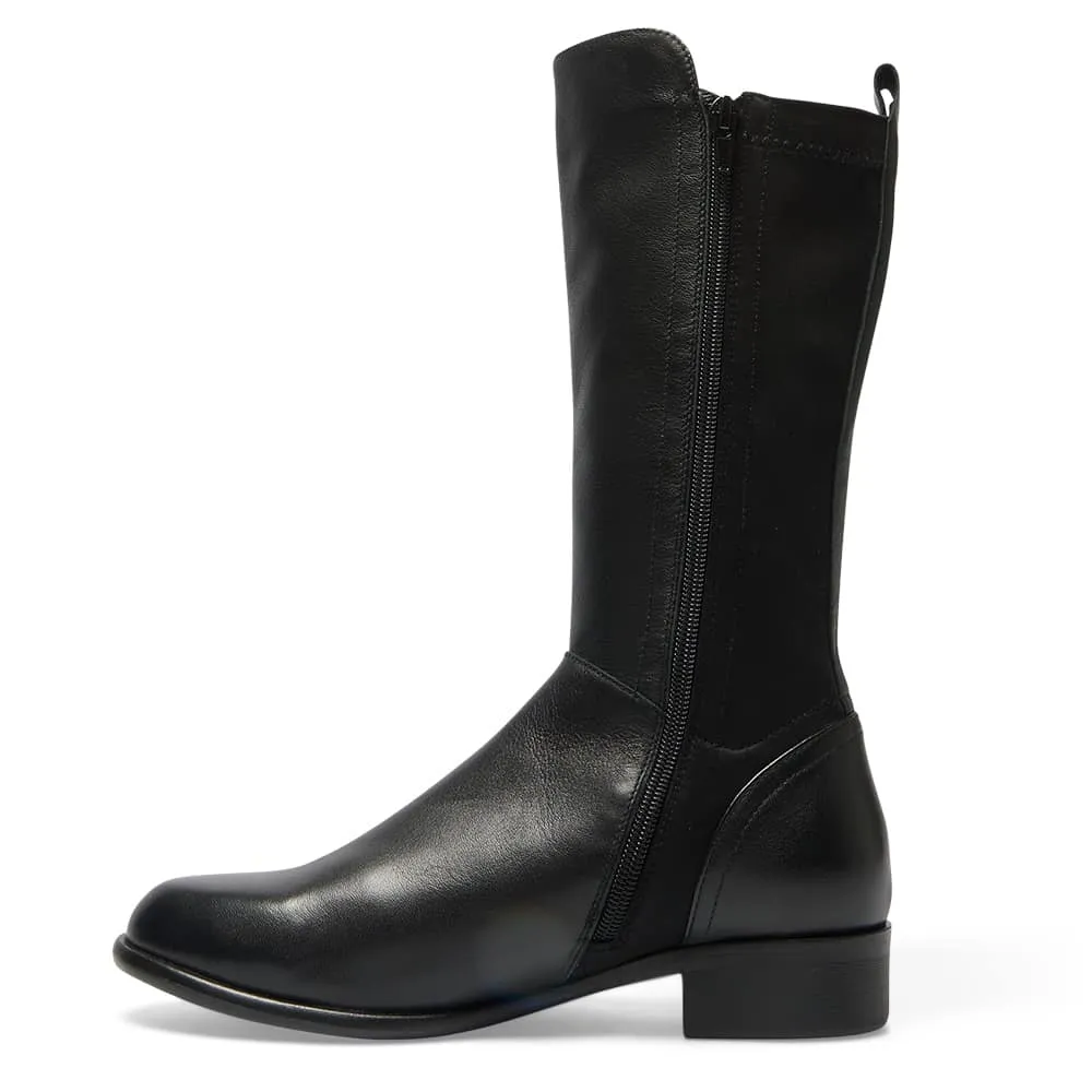 Leroy Boot in Black Leather