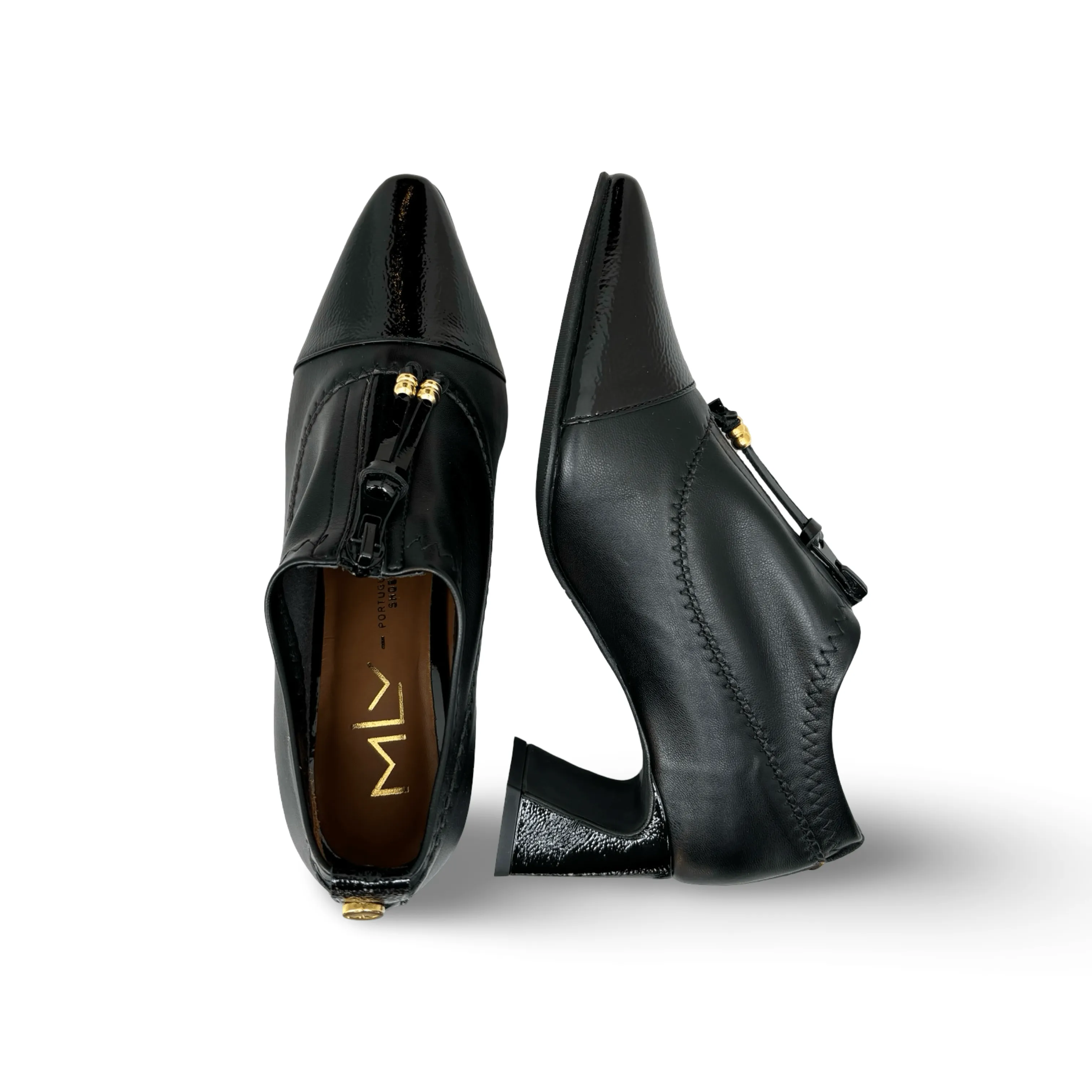 LIA Black Stretch Bootie