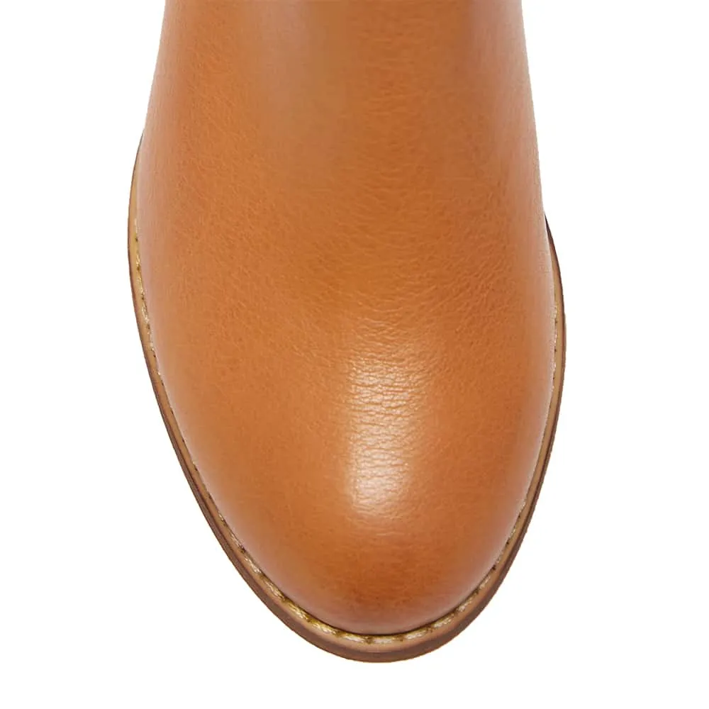 Liam Boot in Tan Leather
