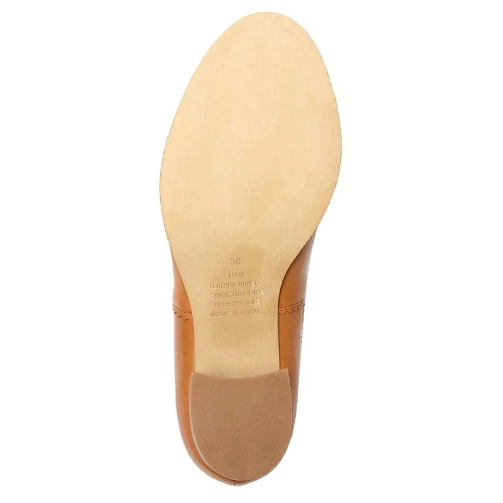 Liam Boot in Tan Leather