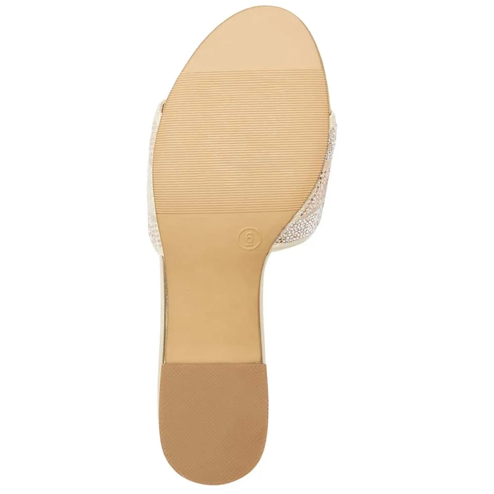 Liberty Heel in Gold Multi
