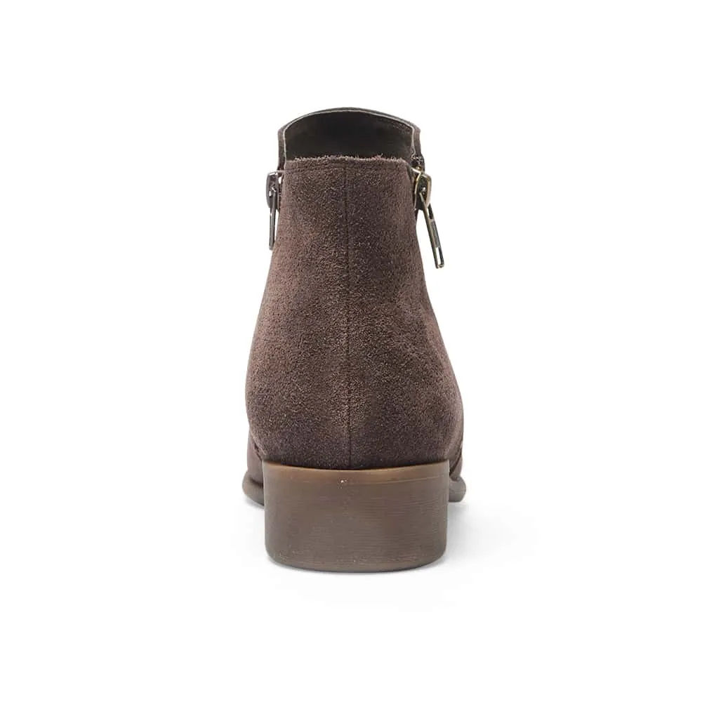 Lorenzo Boot in Brown Suede Suede