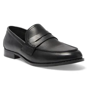 Mabel Loafer in Black Leather
