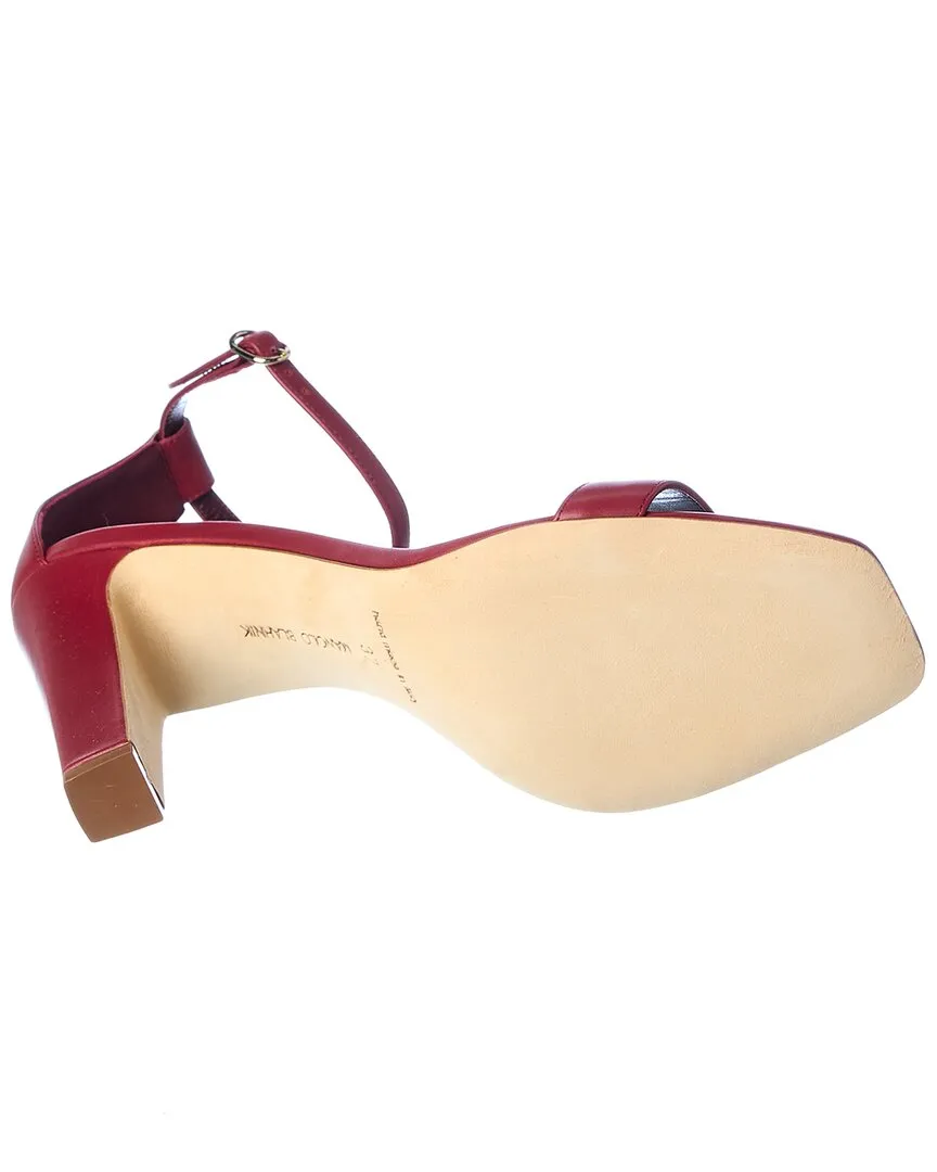 Manolo Blahnik Ressata 105 Leather Sandal