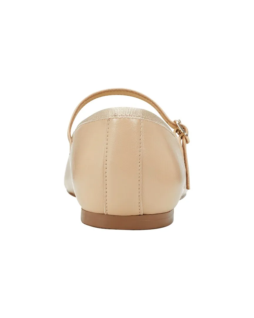 Marc Fisher LTD Espina Leather-Trim Mary Jane Flat