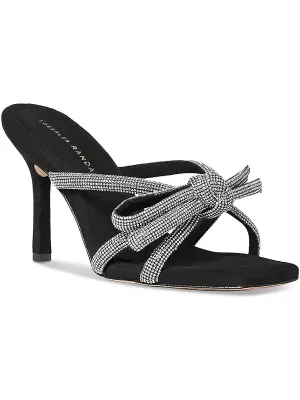MARGI Womens Leather Bow Heels