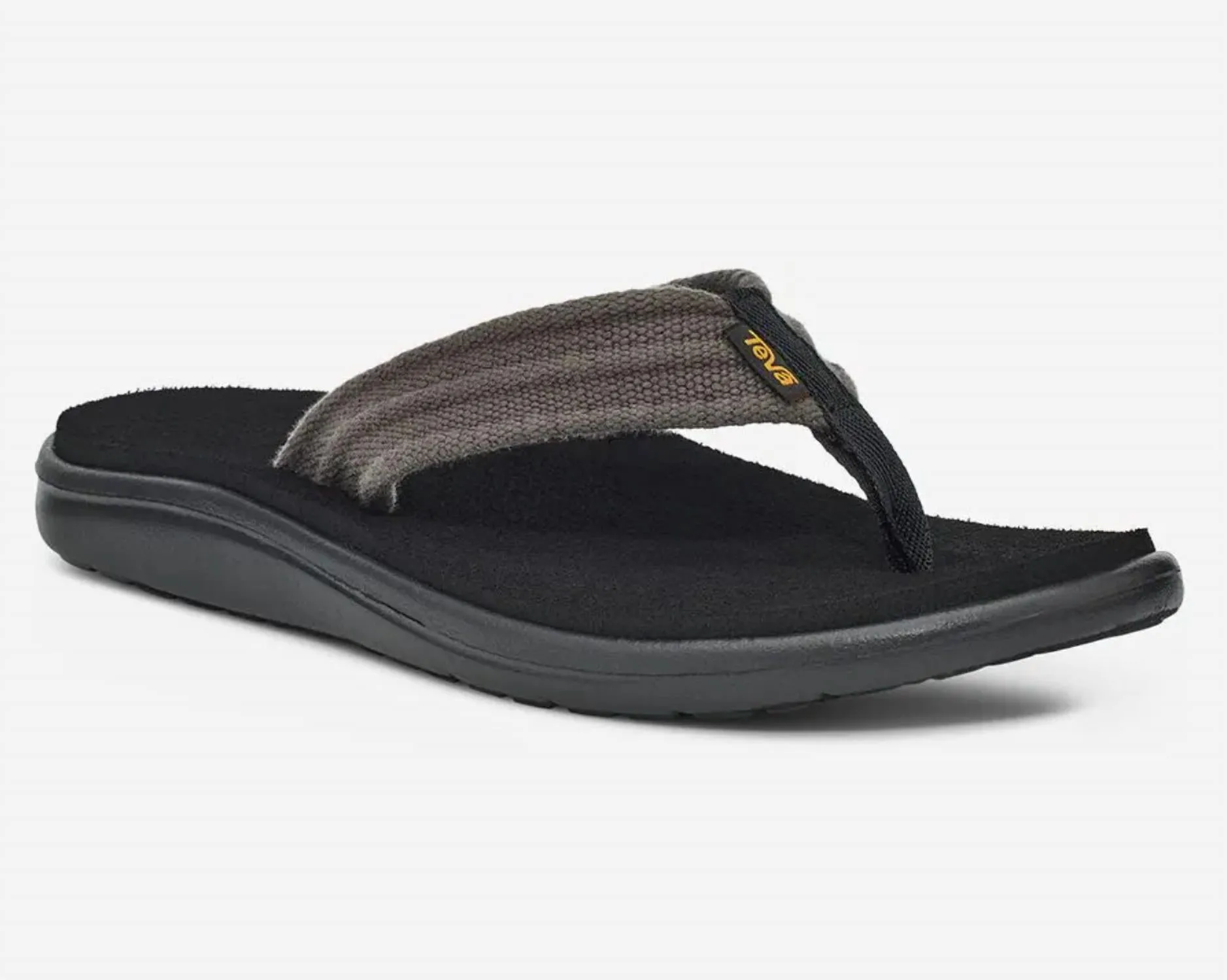 Men's Voya Canvas Flip Sandal In Drizzle