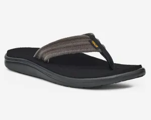Men's Voya Canvas Flip Sandal In Drizzle