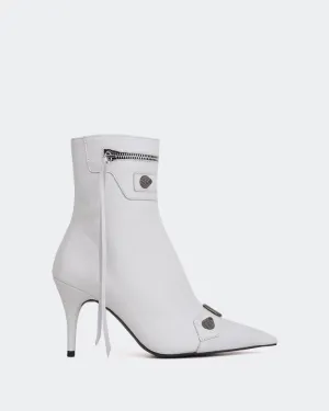 Minaj White Leather