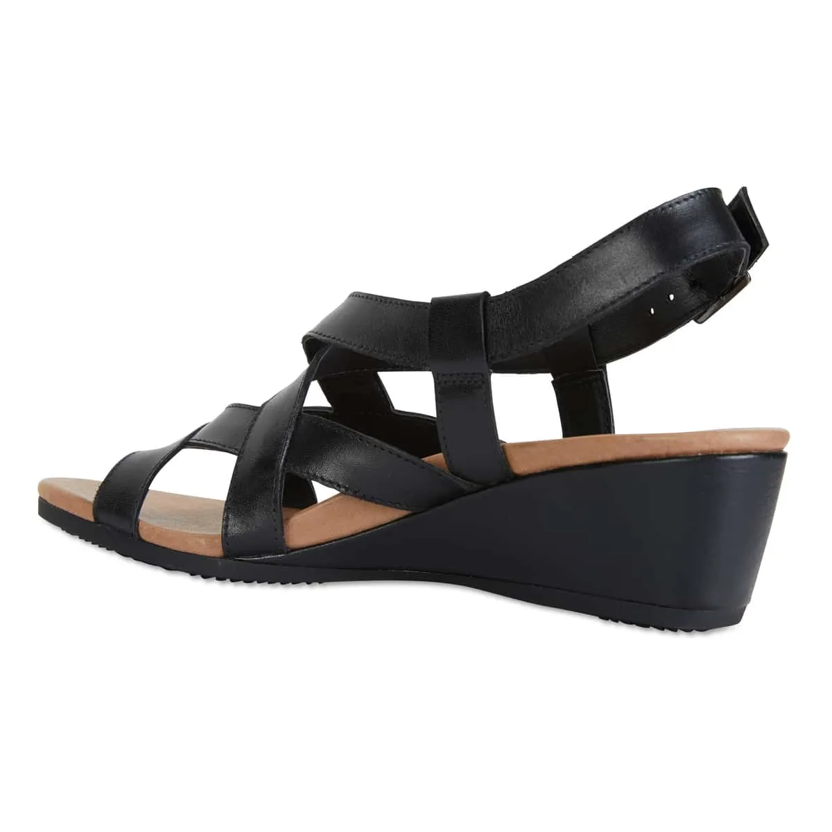 Miriam Heel in Black Leather