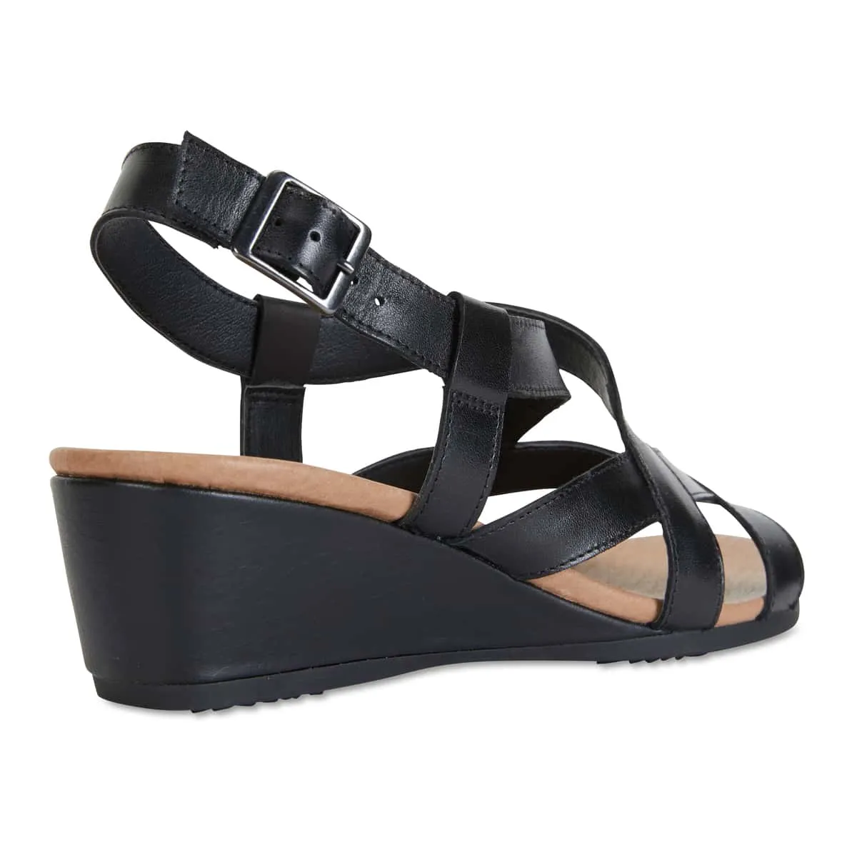 Miriam Heel in Black Leather