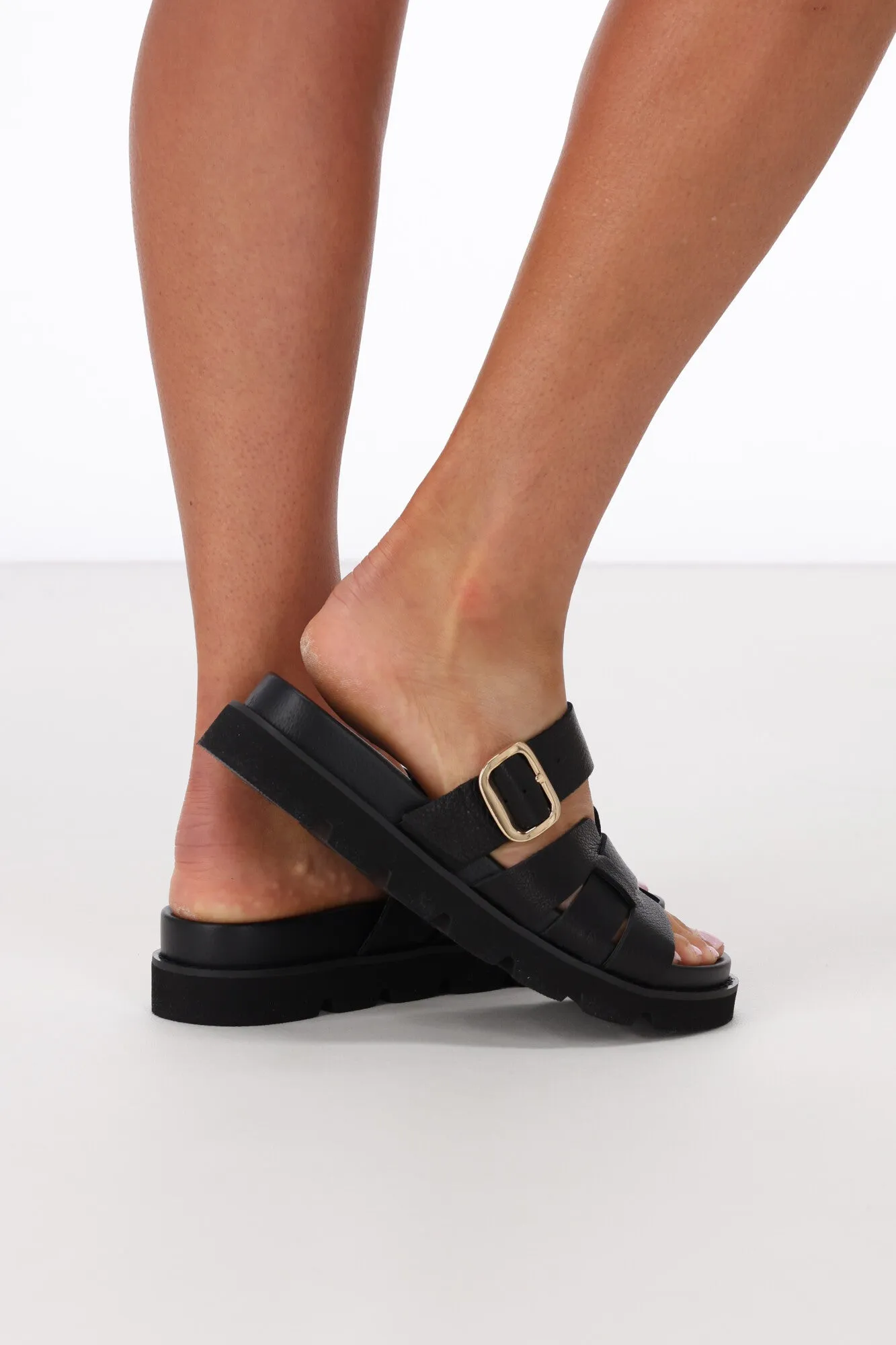 Mollini Cazali Slide Black