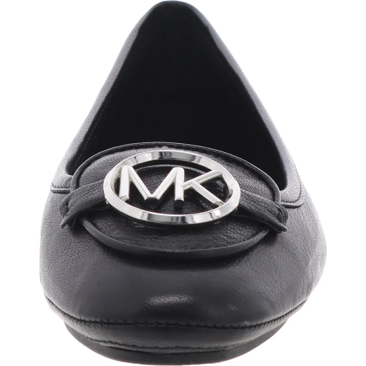 MV21K Womens Buckle Leather Flat Shoes