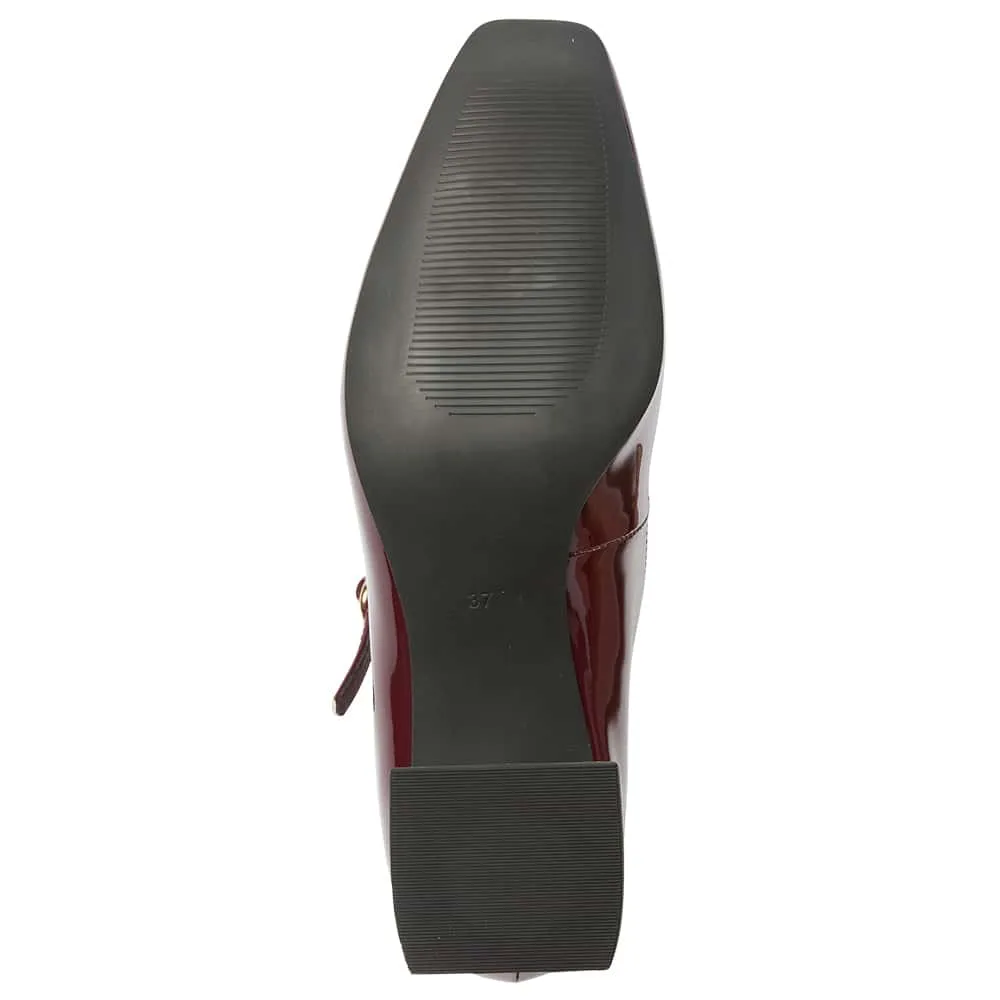 Nancy Heel in Wine Patent