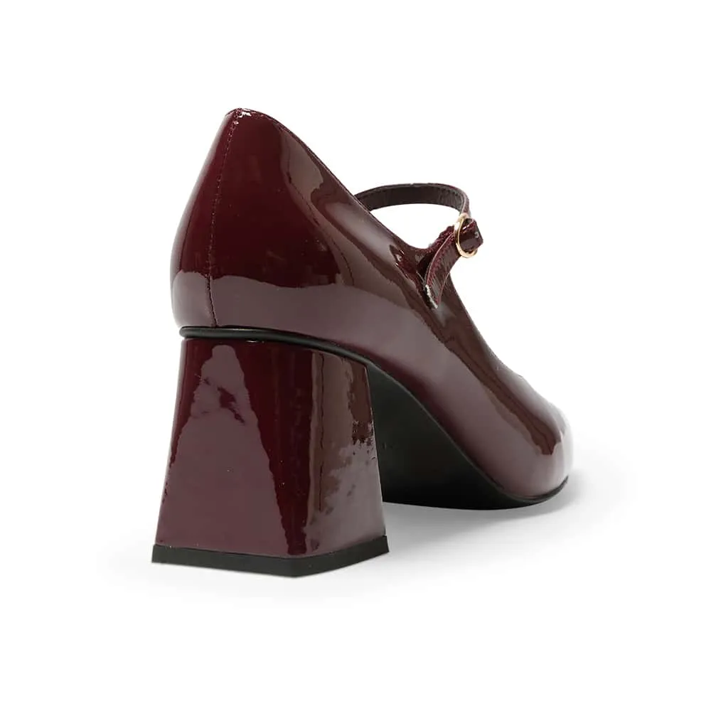 Nancy Heel in Wine Patent