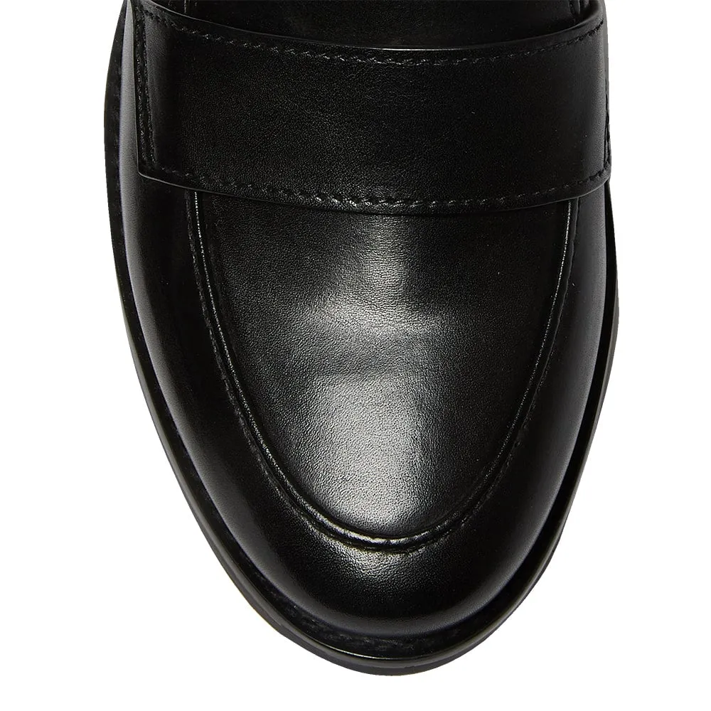 Napoli Loafer in Black Leather