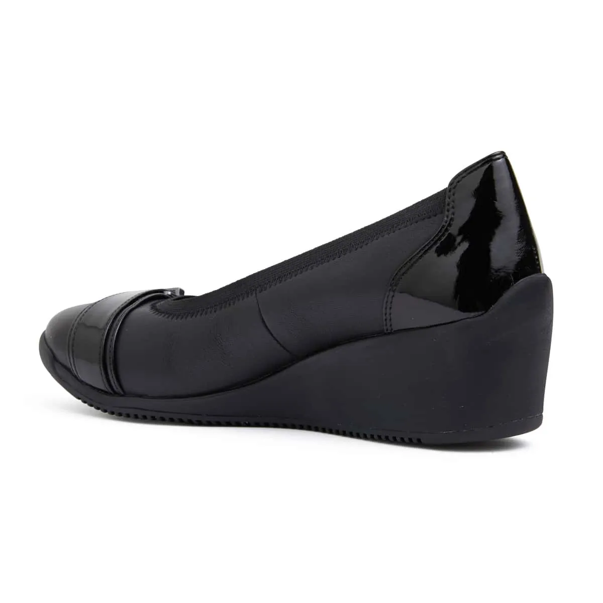Narita Heel in Black Leather