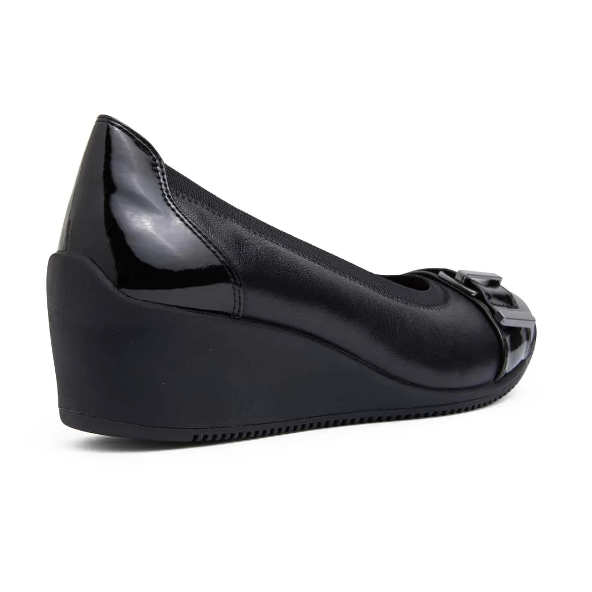 Narita Heel in Black Leather