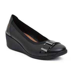 Narita Heel in Black Leather