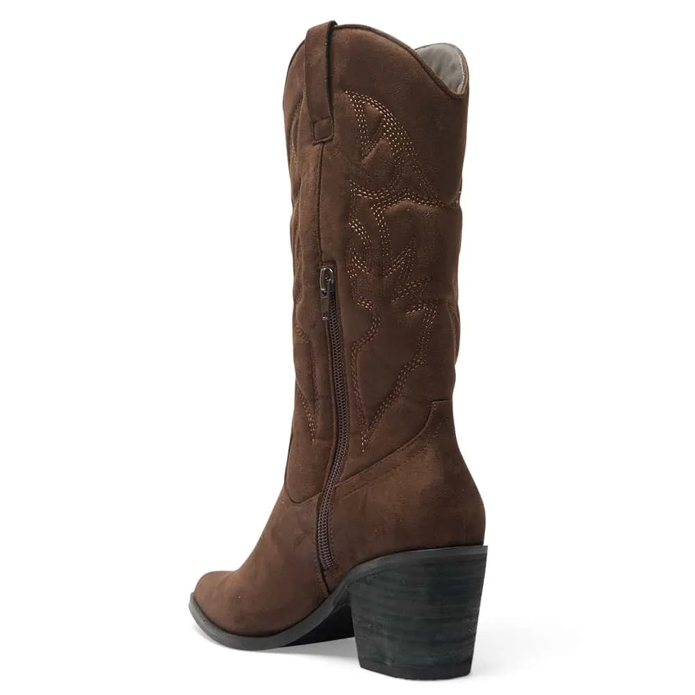 Nash Boot in Chocolate Micro
