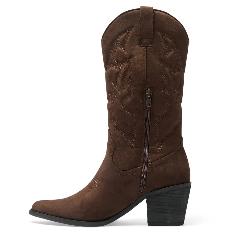 Nash Boot in Chocolate Micro