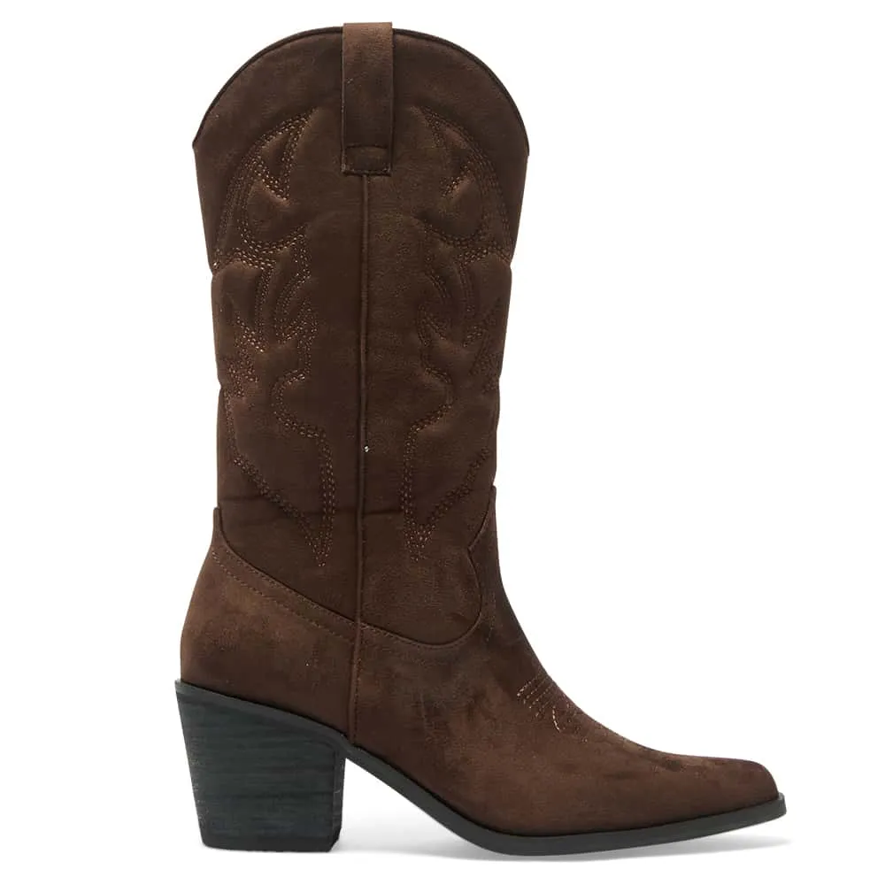 Nash Boot in Chocolate Micro