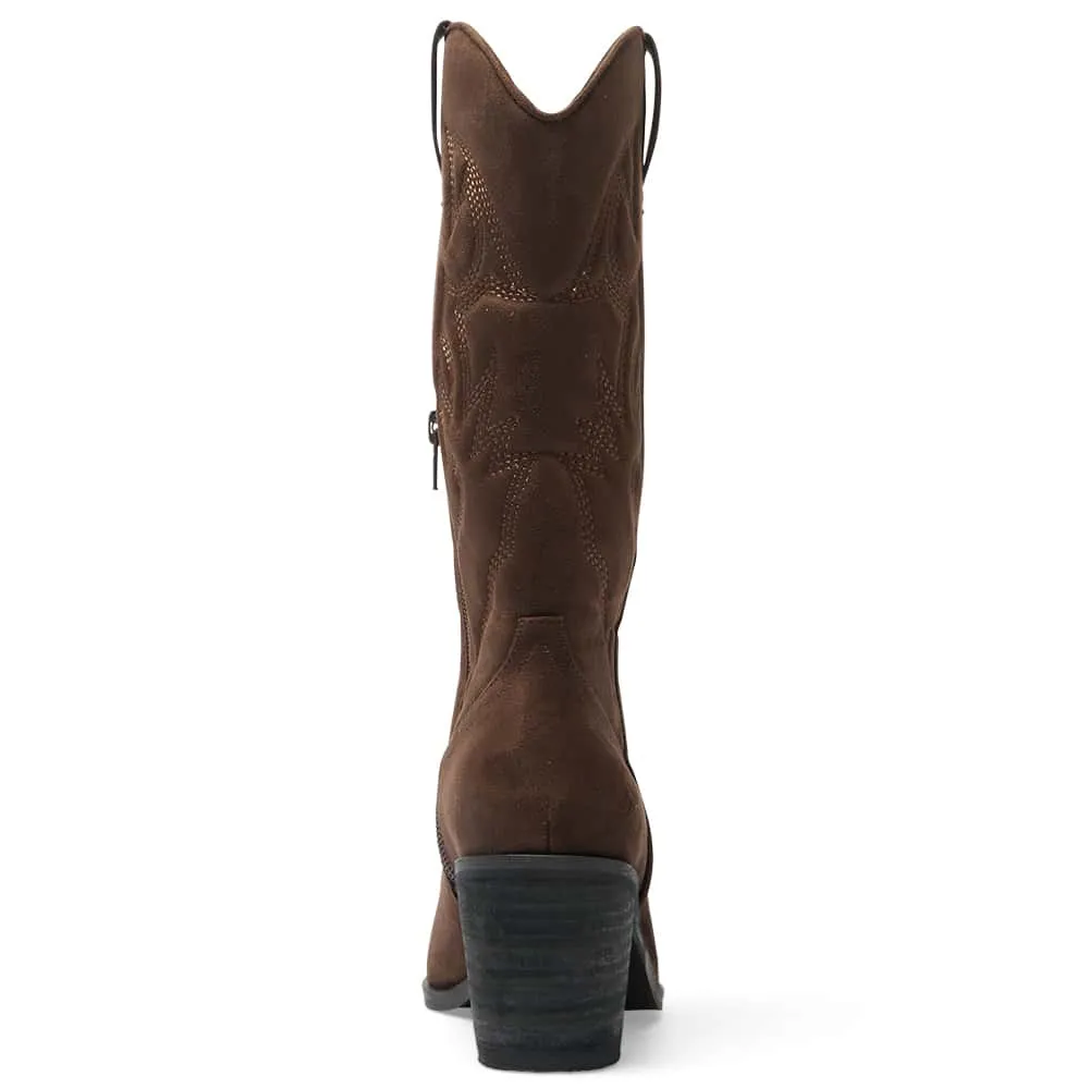 Nash Boot in Chocolate Micro