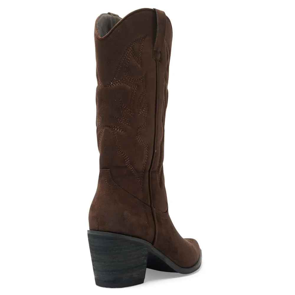 Nash Boot in Chocolate Micro