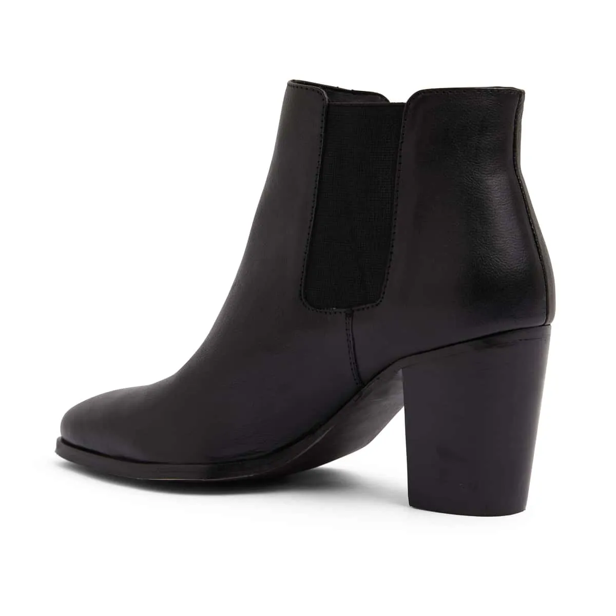 Neddy Boot in Black Leather