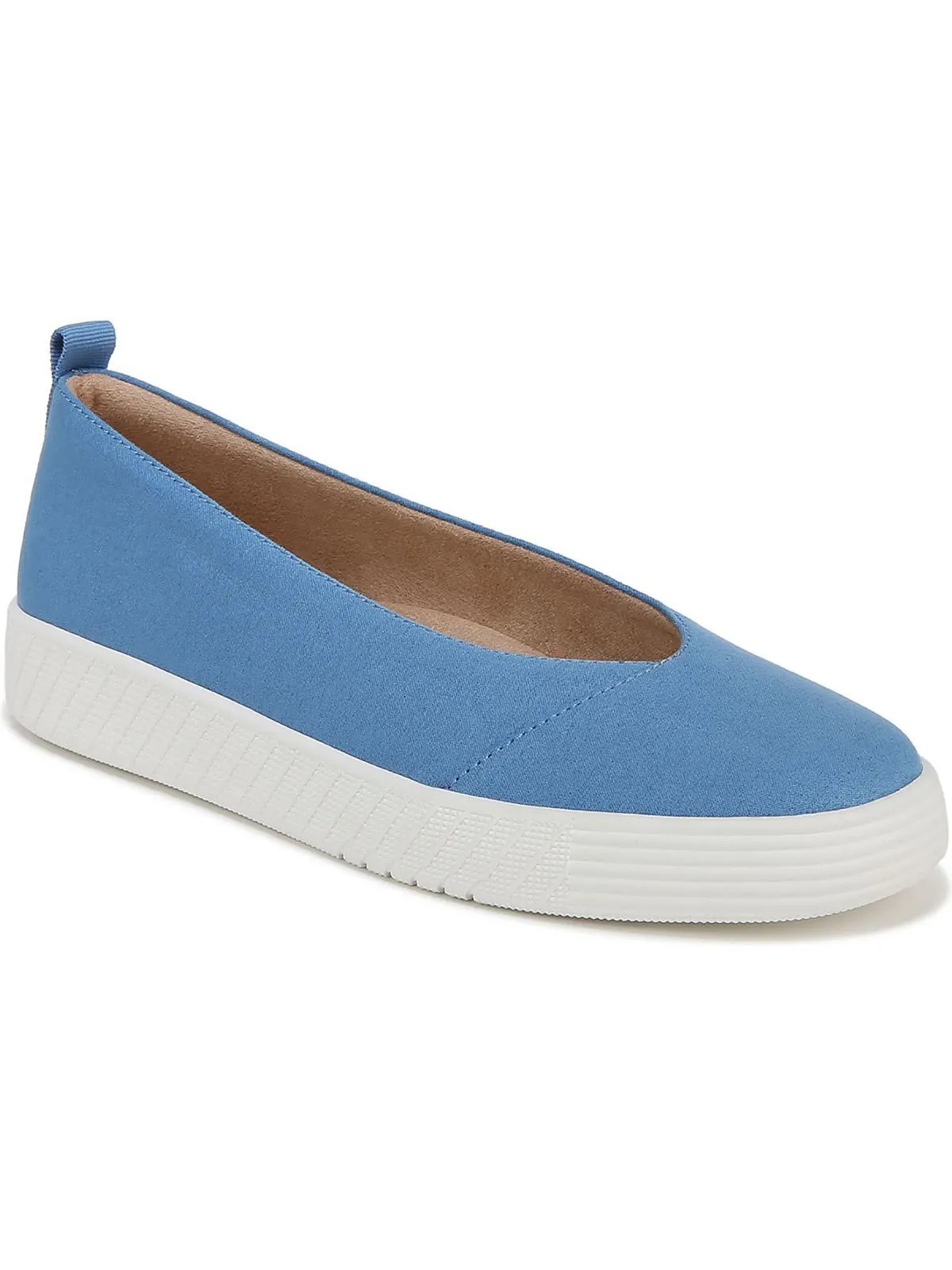 NEELA Womens Faux Leather Slip On Espadrilles