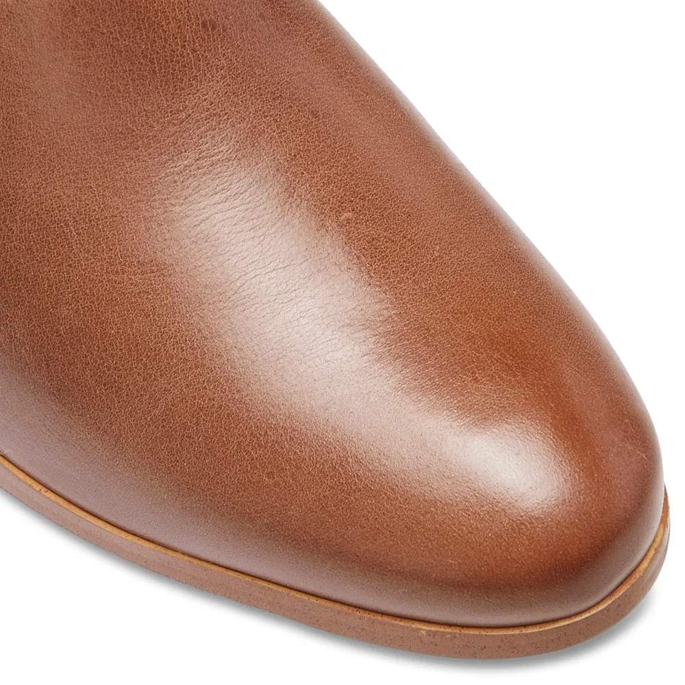 Nevada Heel in Chestnut Leather