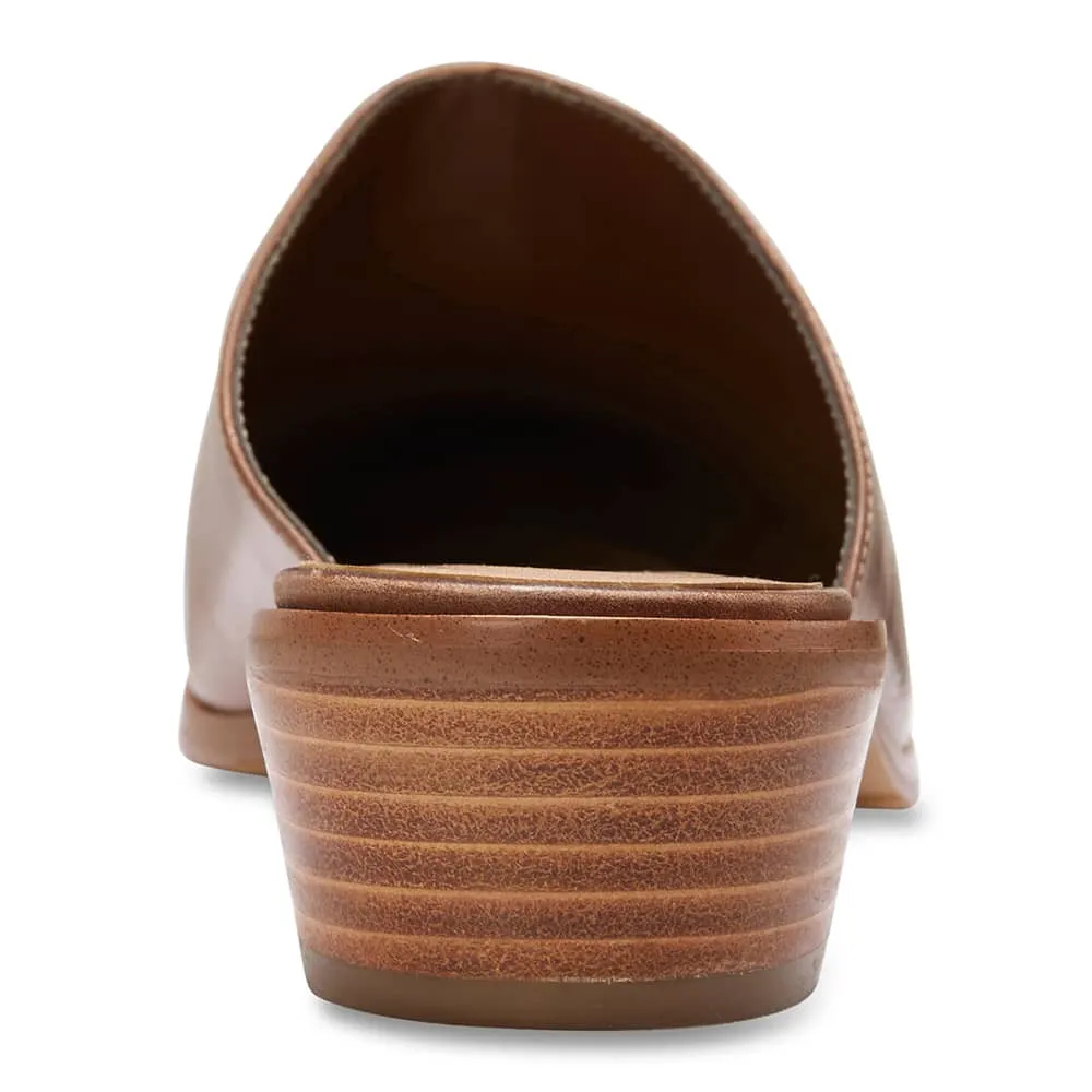 Nevada Heel in Chestnut Leather