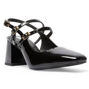 Nexus Heel in Black Patent