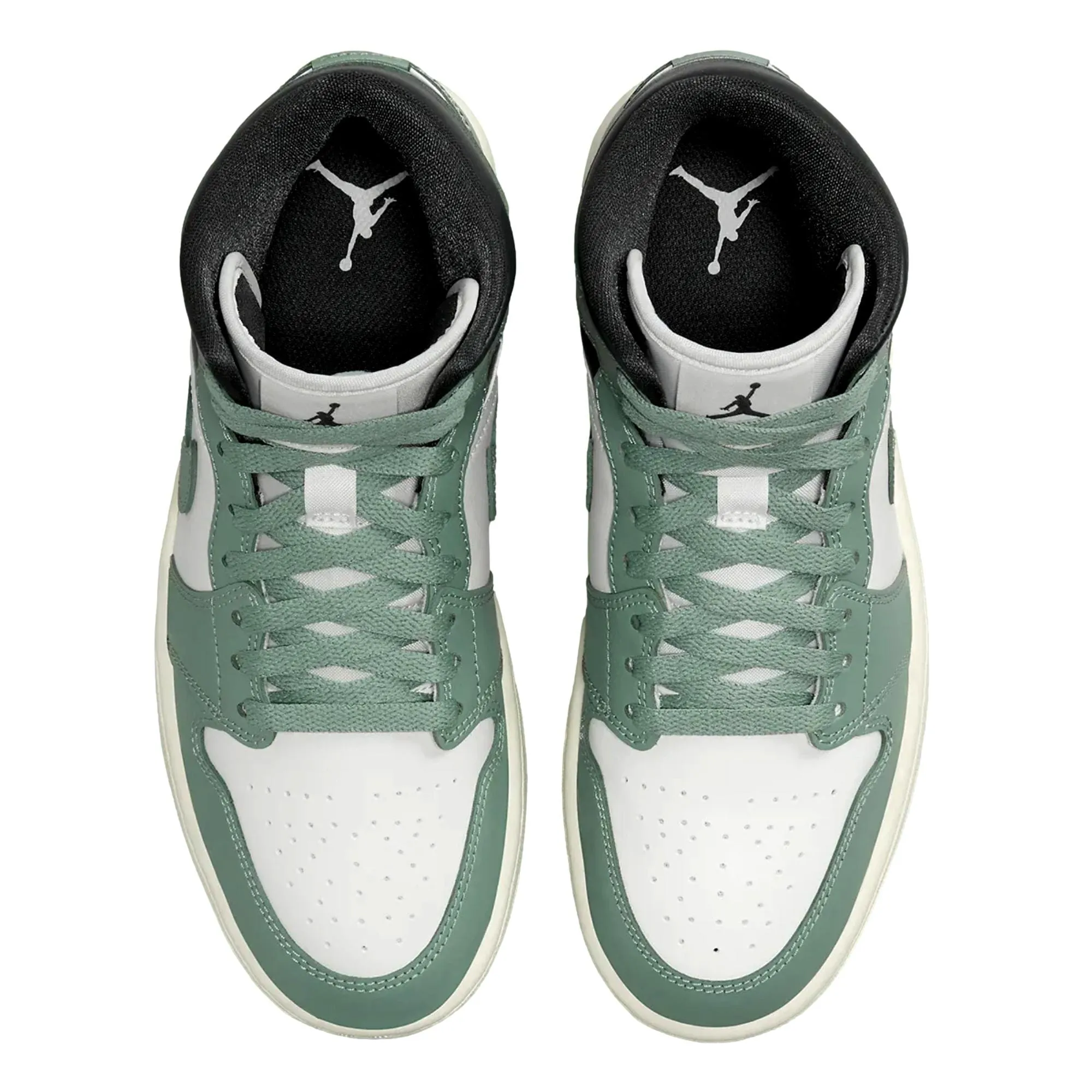 Nike Air Jordan 1 MID Sail/Jade Smoke-Anthracite  BQ6472-130 Women's