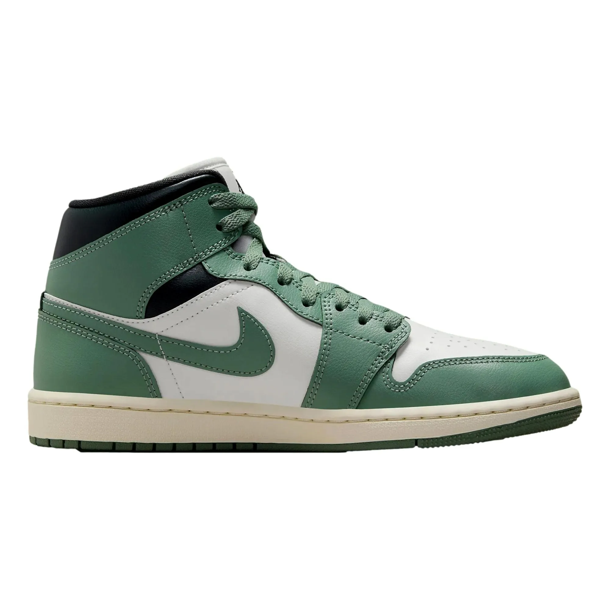 Nike Air Jordan 1 MID Sail/Jade Smoke-Anthracite  BQ6472-130 Women's