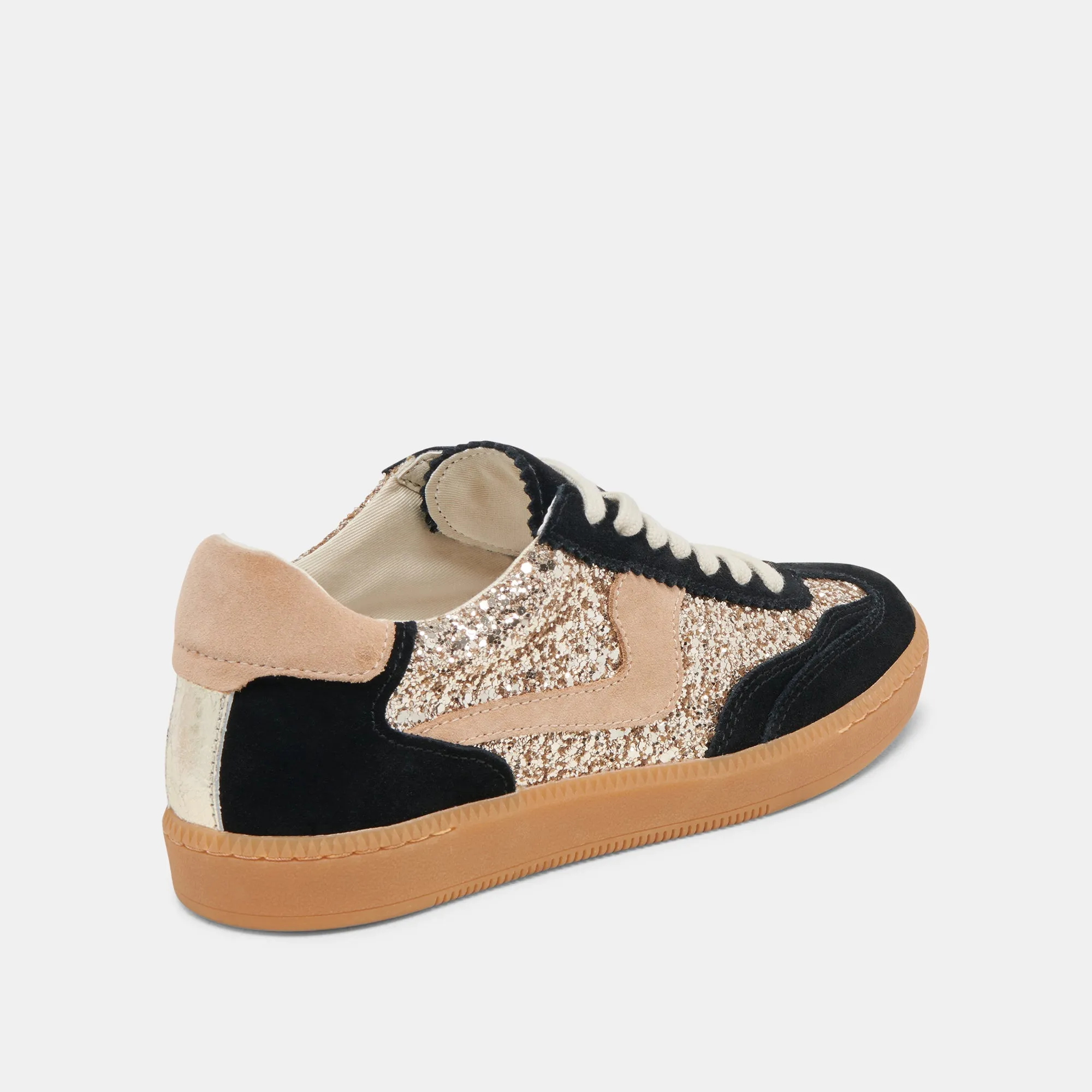 NOTICE SNEAKERS BLACK GOLD GLITTER