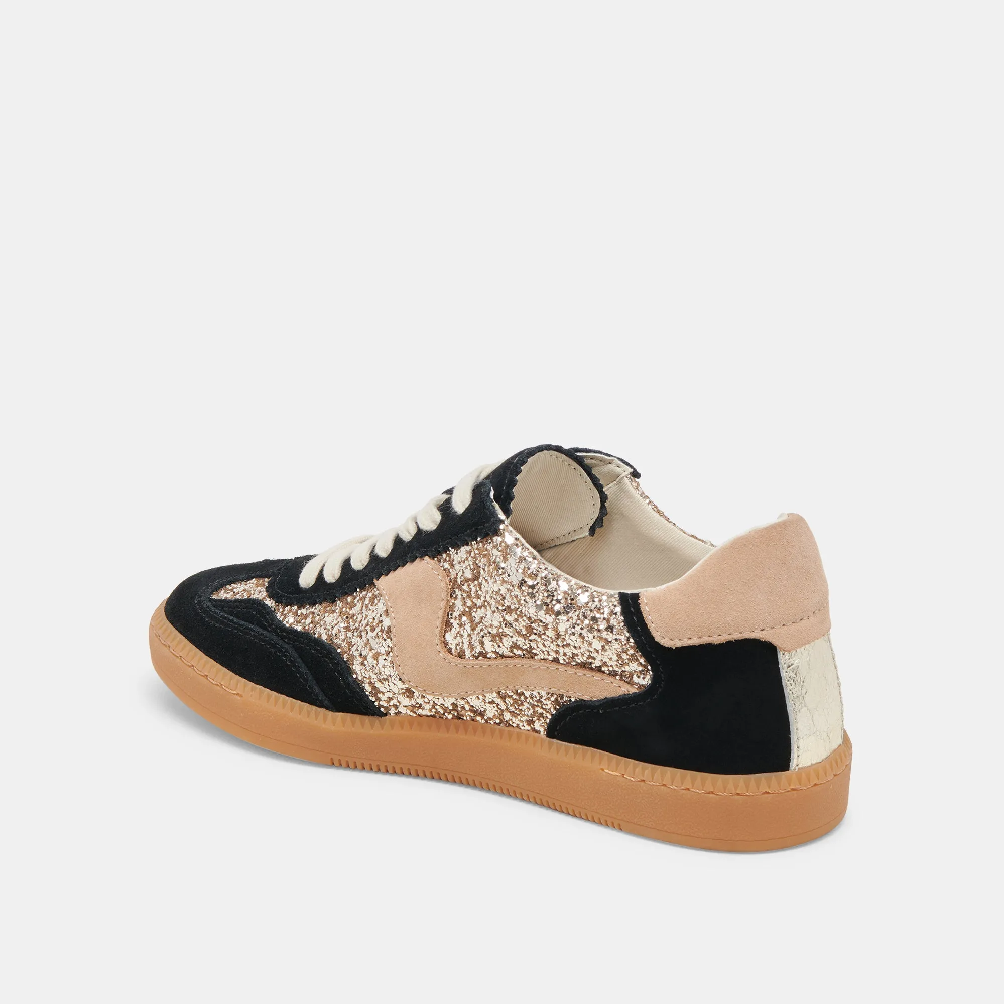 NOTICE SNEAKERS BLACK GOLD GLITTER