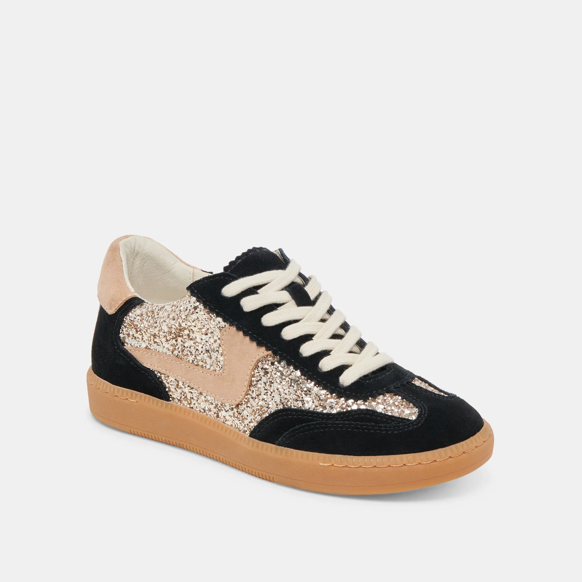 NOTICE SNEAKERS BLACK GOLD GLITTER