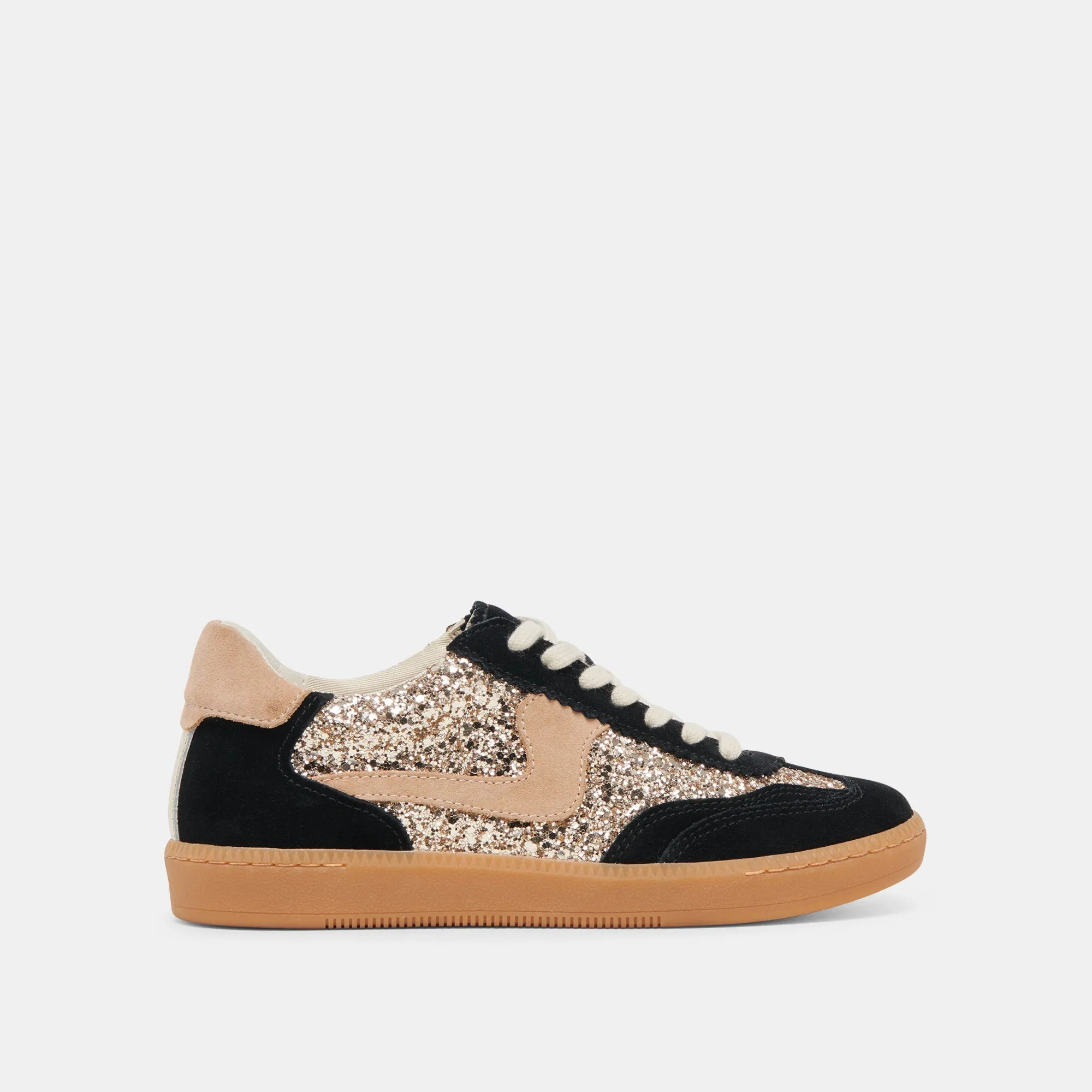 NOTICE SNEAKERS BLACK GOLD GLITTER