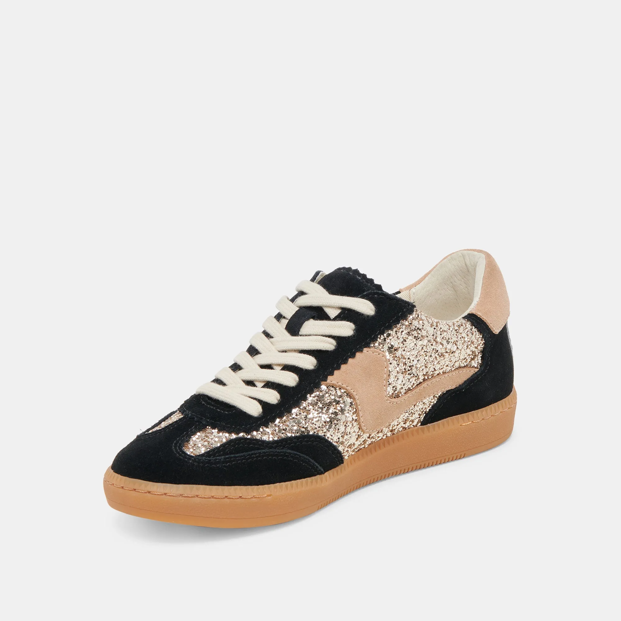 NOTICE SNEAKERS BLACK GOLD GLITTER