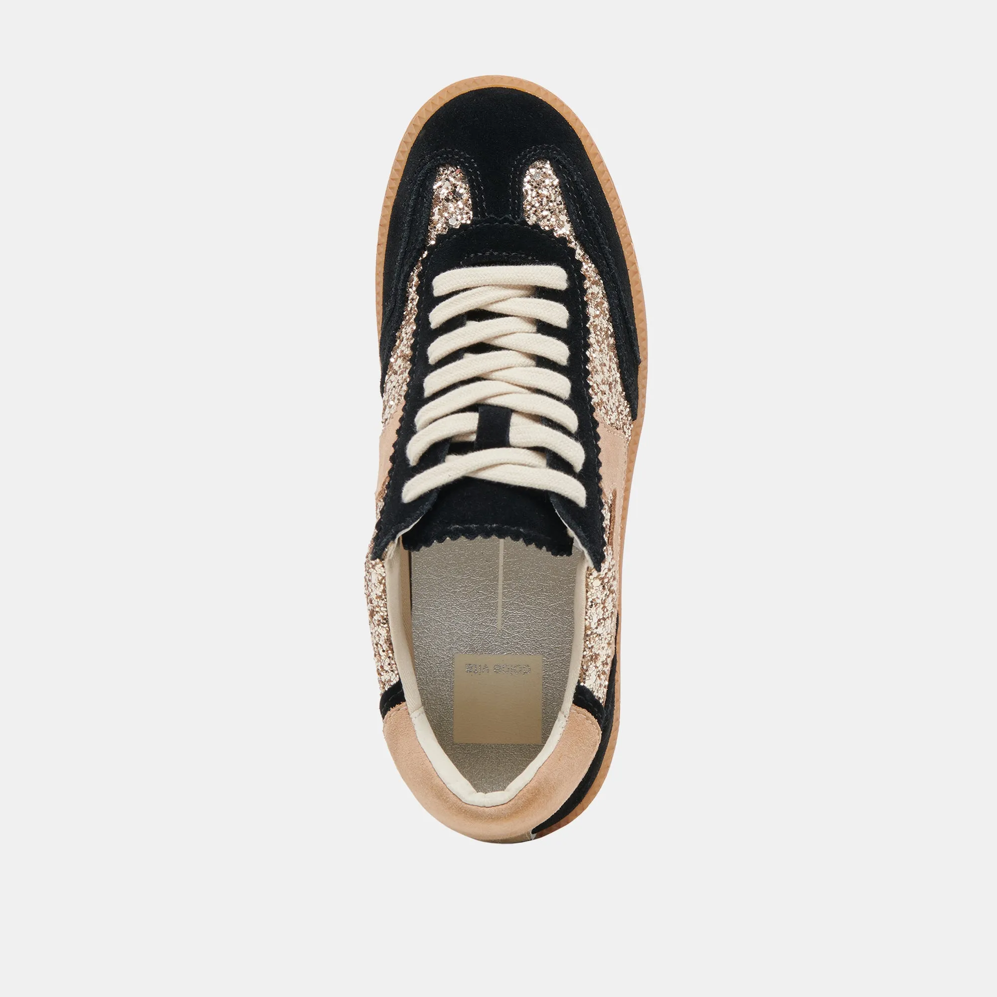NOTICE SNEAKERS BLACK GOLD GLITTER