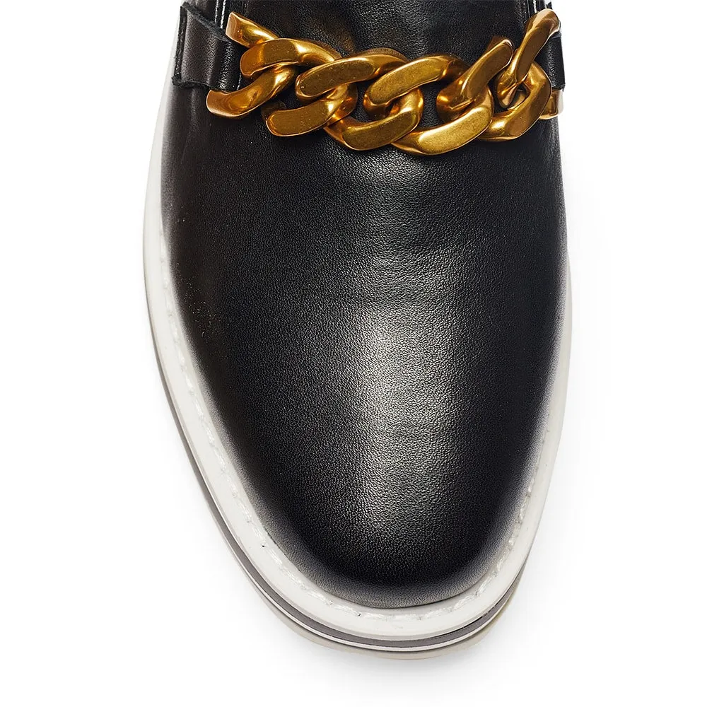 Oakland Loafer in Black Leather