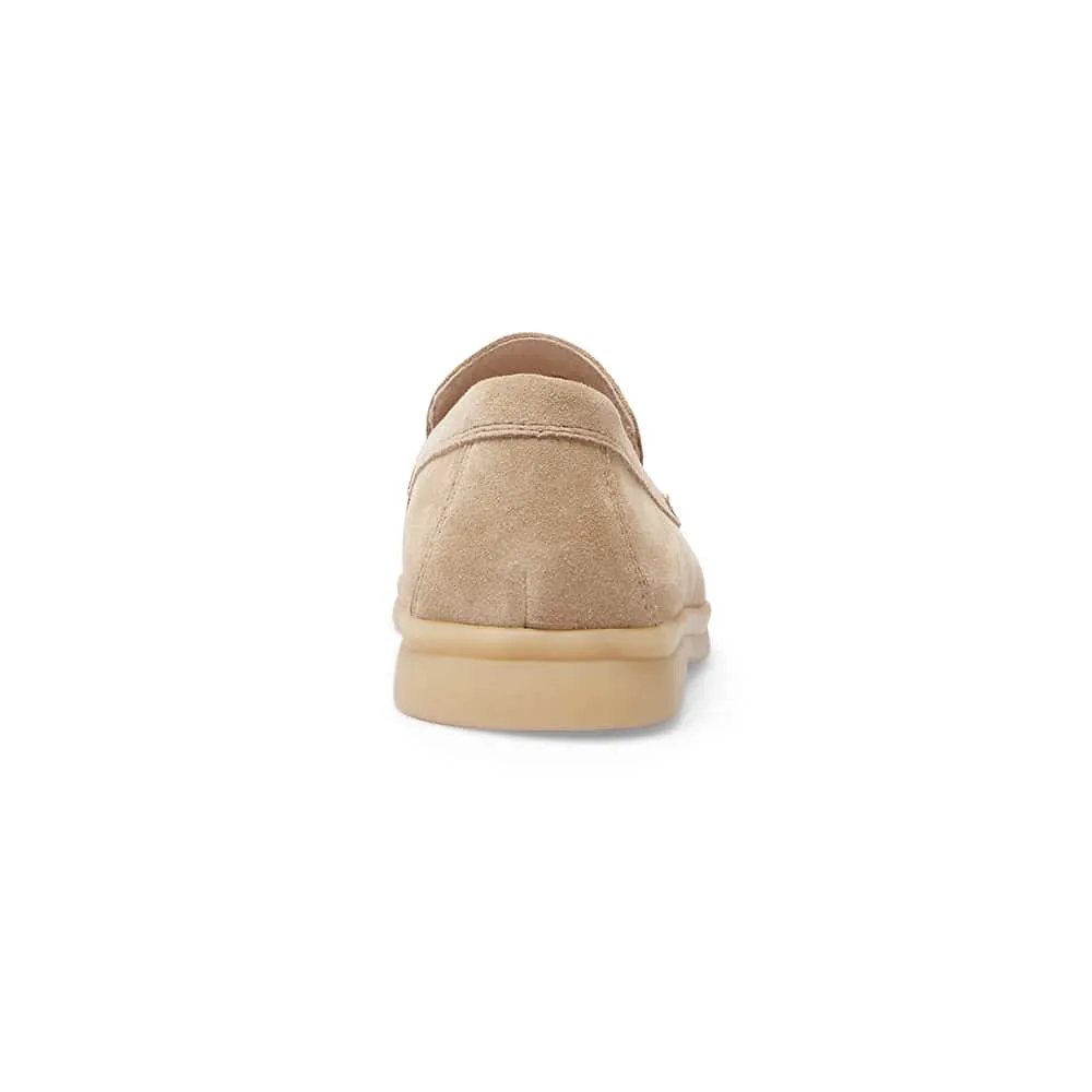 Orlando Loafer in Taupe Suede