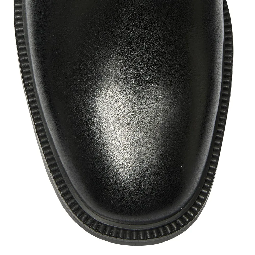 Oxford Boot in Black Leather